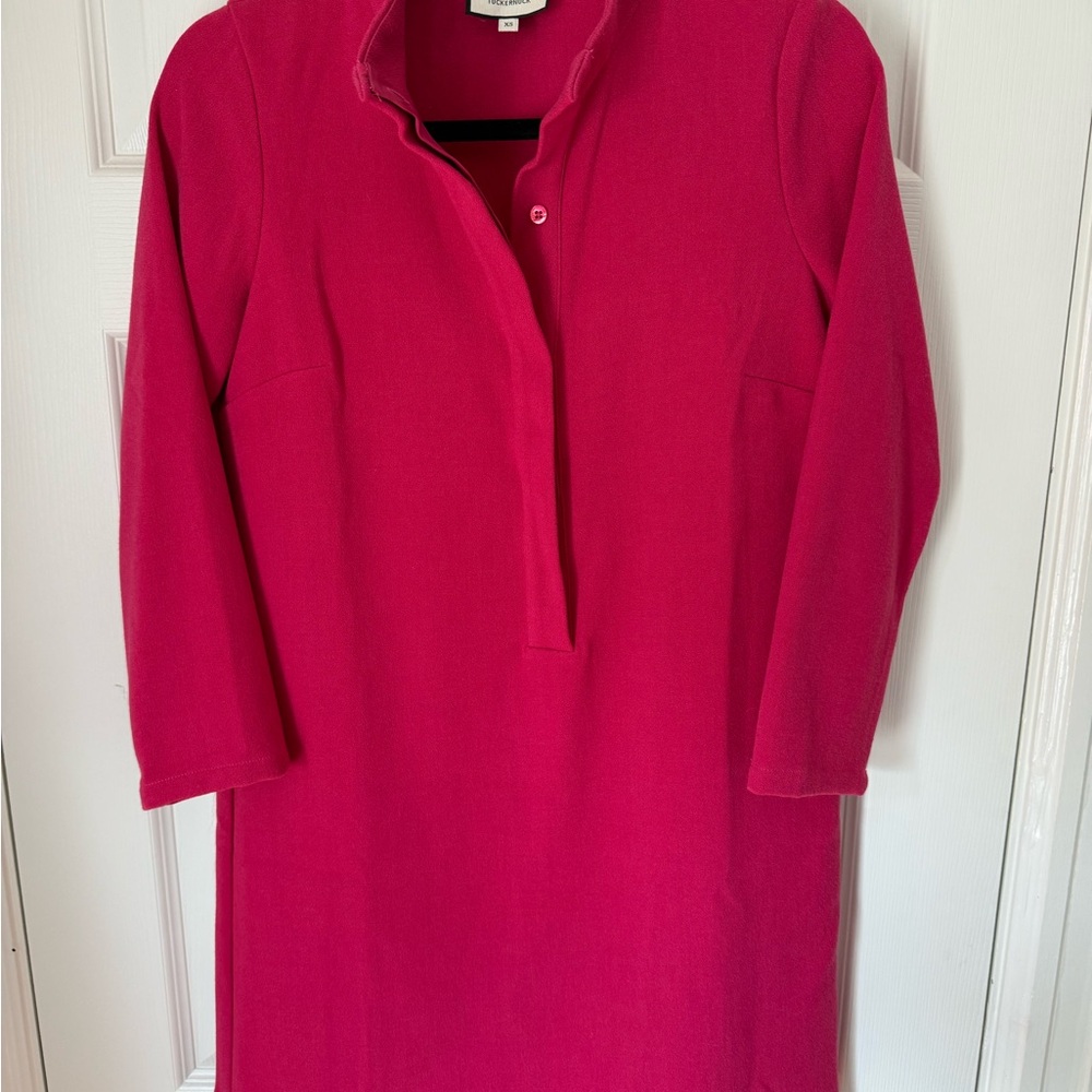 Tuckernuck Pink Long-Sleeve Dress
